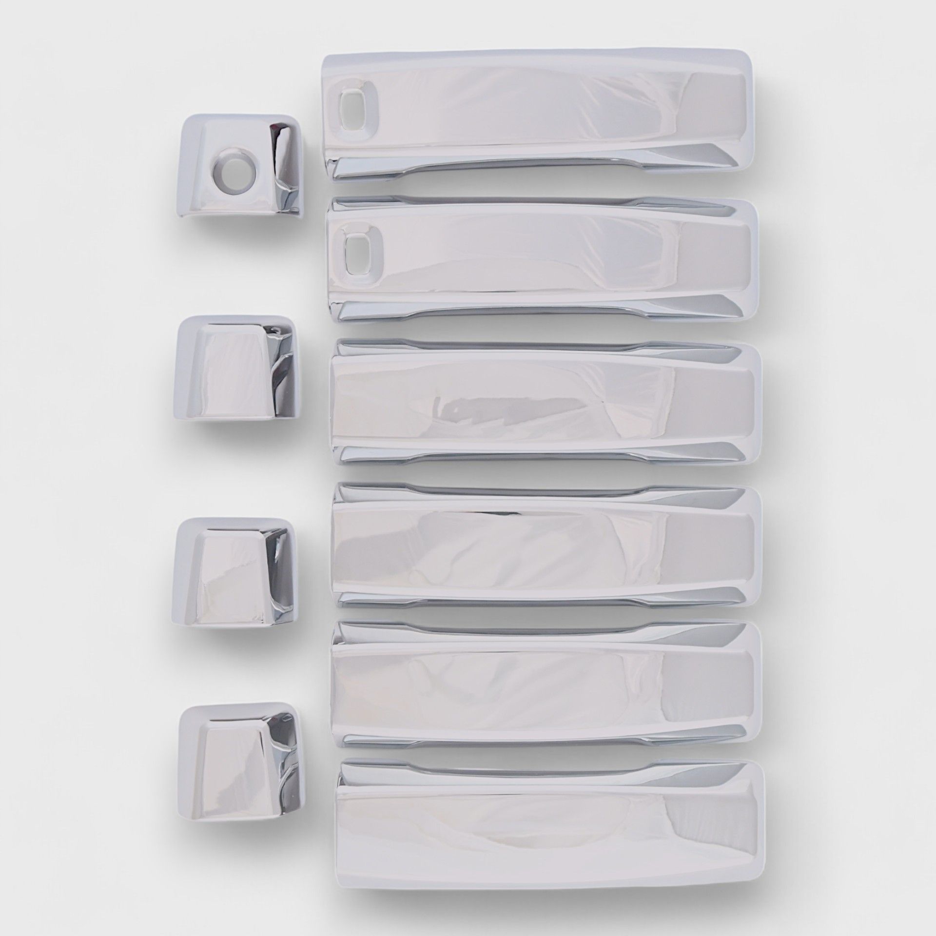 Chrome Door Handle Cover W/ or W/O Smart Key - DH273 — Trim Illusion