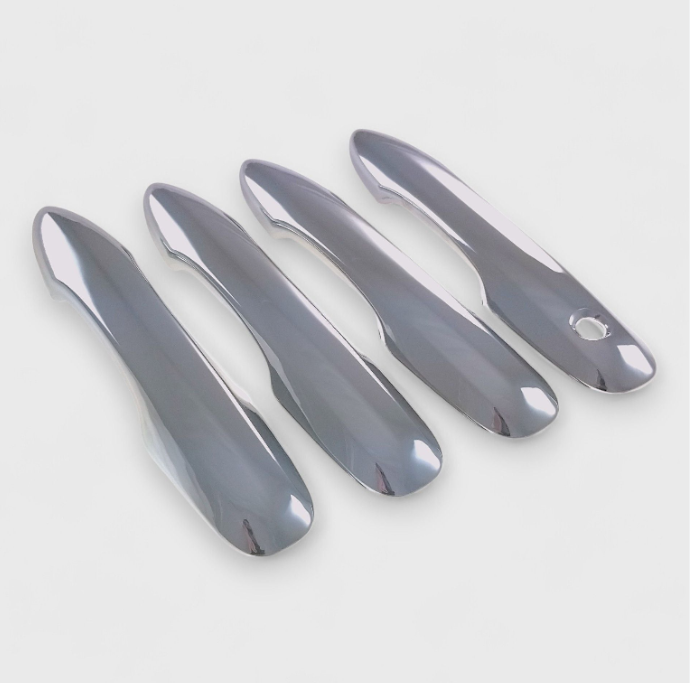 Toyota Prius or Toyota Camry or Toyota Avalon or Toyota Corolla or Toyota Venza or Toyota Corolla Cross or Toyota bZ4X or Toyota Prius Prime or Toyota Mirai or Subaru Solterra Chrome Delete Door Handle Cover