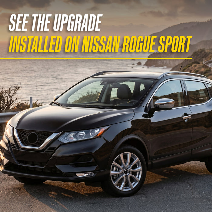 2018 Nissan Rogue Sport with Trim Illusion DH285 Chrome Door Handle Covers installed