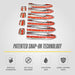Patented snap-on technology - DH285 chrome door handle covers for 2021 Nissan Rogue Sport