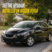 2019 Nissan Versa with Trim Illusion DH285 Chrome Door Handle Covers installed
