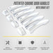 DH292 patented chrome door handle covers with Smart Key, simple installation and factory-fit precision, for 2023 Nissan Ariya