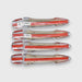 Back of DH292 chrome door handle covers with pre-applied red-backed adhesive tape for 2021 Nissan Rogue