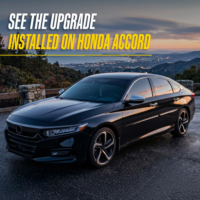 2022 Honda Accord with Trim Illusion DH293 chrome door handle covers installed