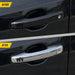 Before and after: factory door handle vs DH293 chrome door handle cover on 2021 Honda Accord