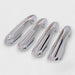 DH299 chrome door handle covers for 2023 Toyota Highlander, angled view of a set of 4 facing left