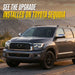 2016 Toyota Sequoia with Trim Illusion DH301 Chrome Door Handle Covers installed