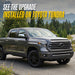2019 Toyota Tundra with Trim Illusion DH301 Chrome Door Handle Covers installed