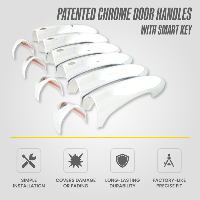 DH302 patented chrome door handle covers with Smart Key, simple installation and factory-fit precision, for 2022 Buick Encore