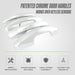 Patented DH303 chrome door handle covers with keyless entry sensors, for 2022 Ford Expedition