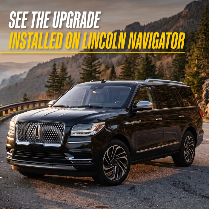 2024 Lincoln Navigator with Trim Illusion DH303 chrome door handle covers installed