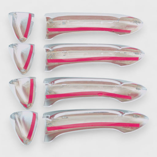 Back of DH308 chrome door handle covers with pre-applied adhesive tape for 2020 Buick Envision