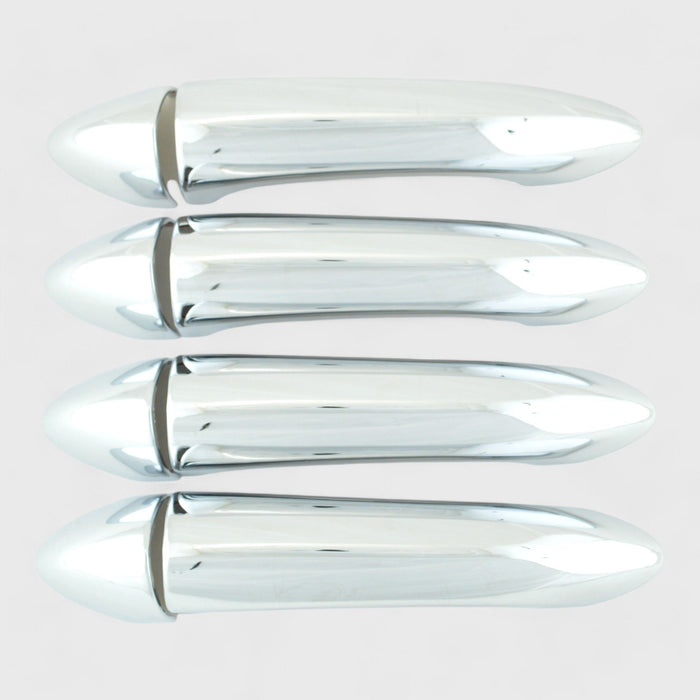 Set of 8 chrome snap-on door handle covers for 2016 Chevrolet Cruze, front view - DH308
