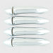 Set of 8 chrome snap-on door handle covers for 2026 Chevrolet Trailblazer, front view - DH308