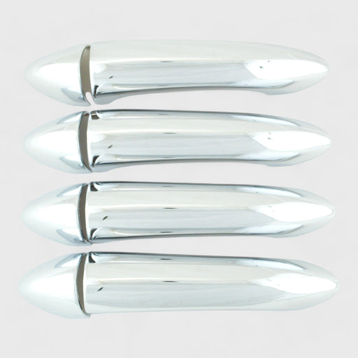 Set of 8 chrome snap-on door handle covers for 2020 Buick Encore GX, front view - DH308