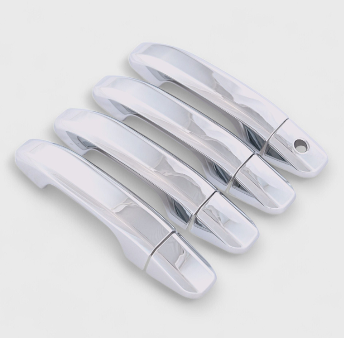 Chevrolet Silverado 1500 or Chevrolet Silverado 3500 HD or Chevrolet Silverado 2500 HD or Chevrolet Suburban or Chevrolet Tahoe or Chevrolet Silverado 1500 LTD or Chevrolet Colorado or Chevrolet Silverado EV or GMC Sierra 3500 HD or GMC Sierra 2500 HD or GMC Sierra 1500 or GMC Yukon or GMC Yukon XL or GMC Sierra 1500 Limited or GMC Hummer EV Pickup or GMC Canyon or GMC Hummer EV SUV or GMC Sierra EV Chrome Delete Door Handle Cover