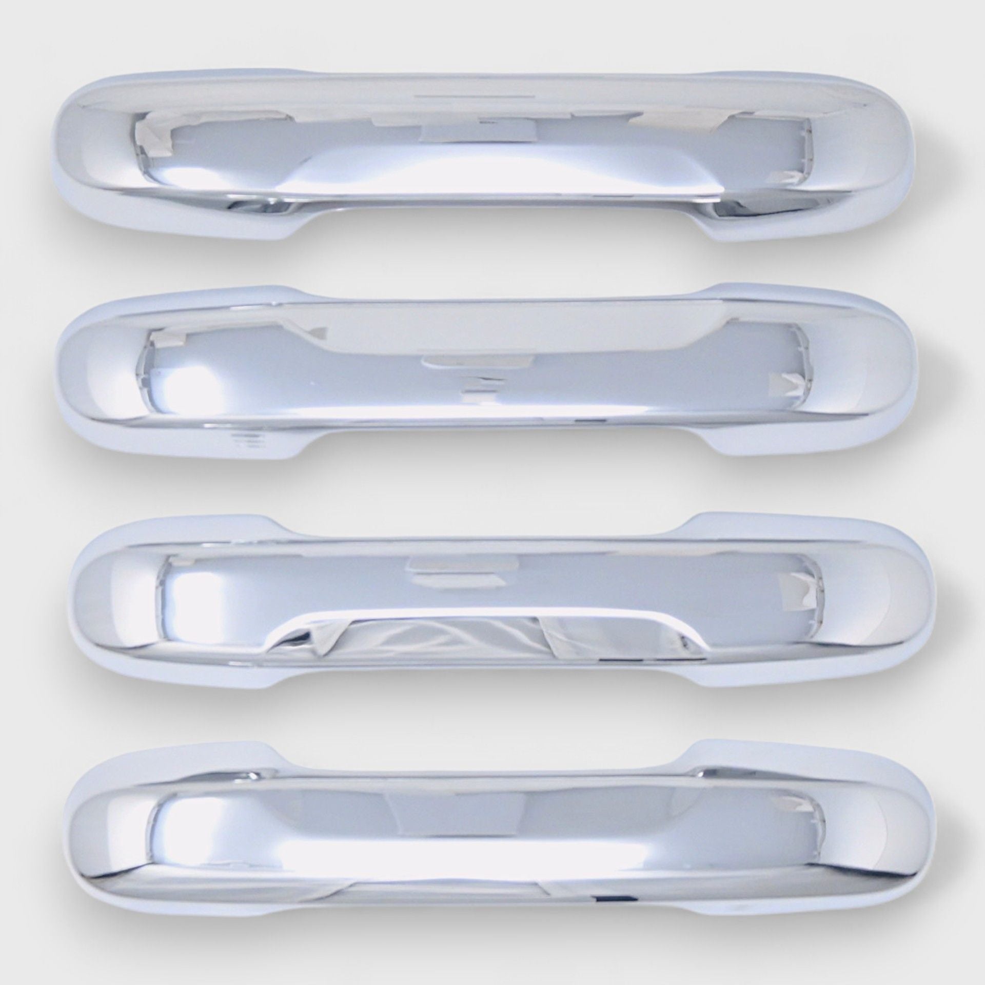 Chrome Delete Gloss Black Door Handle Cover Set - Keyless Sensors