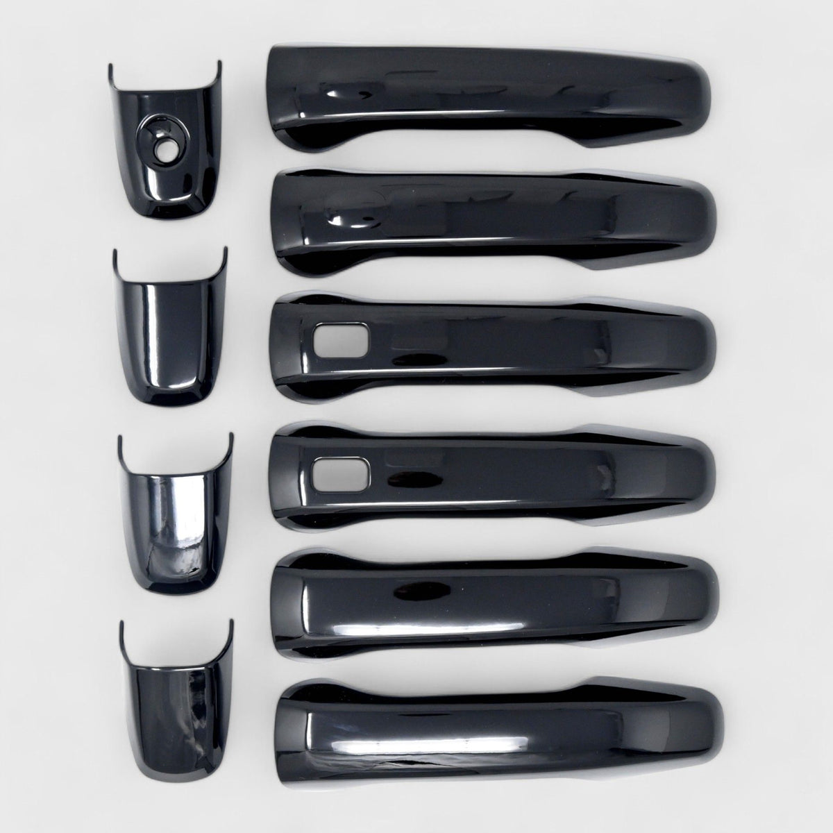 Chrome Delete Gloss Black Door Handle Cover - DH6287BLK — Trim
