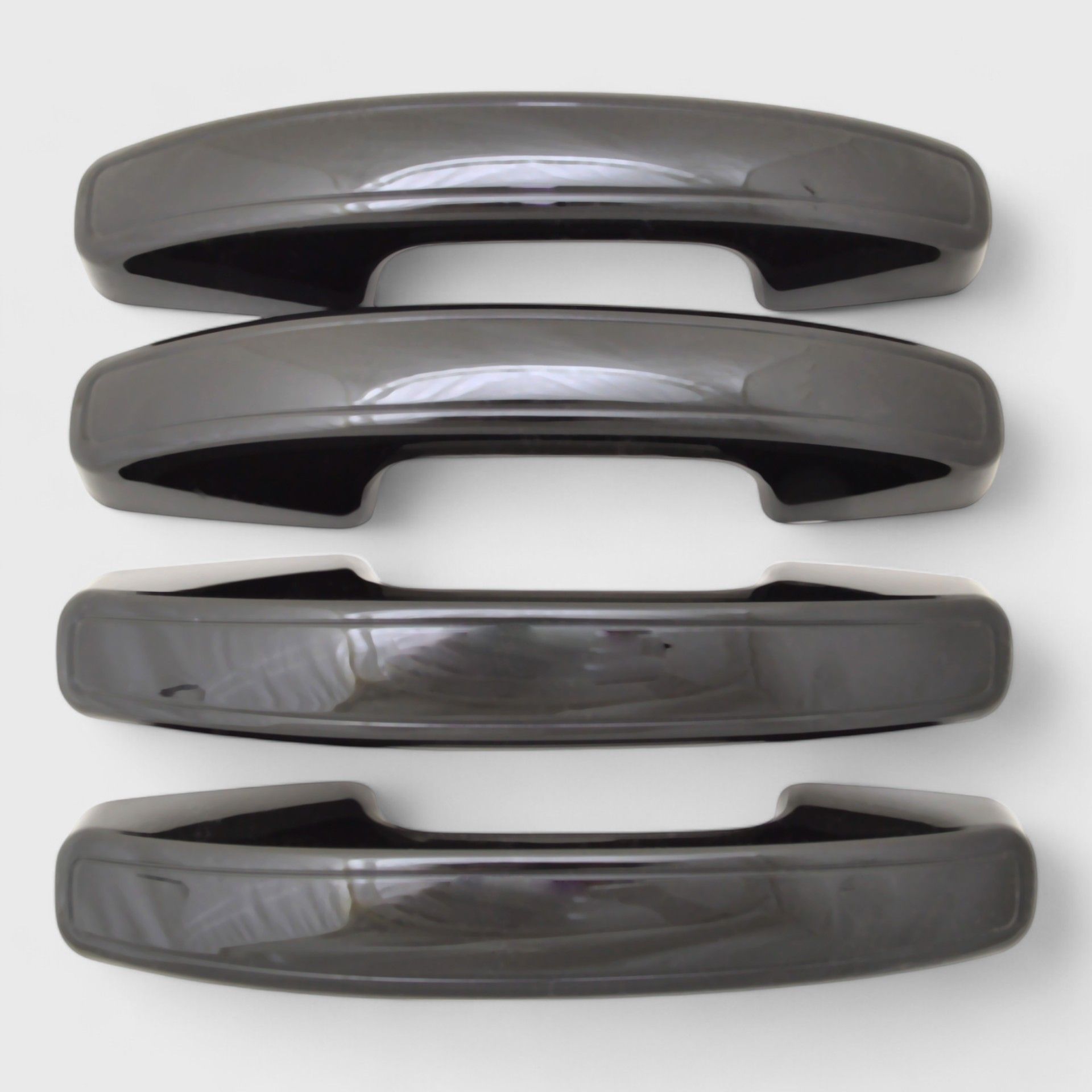 Chrome Delete Gloss Black Door Handle Cover Keyless Sensors