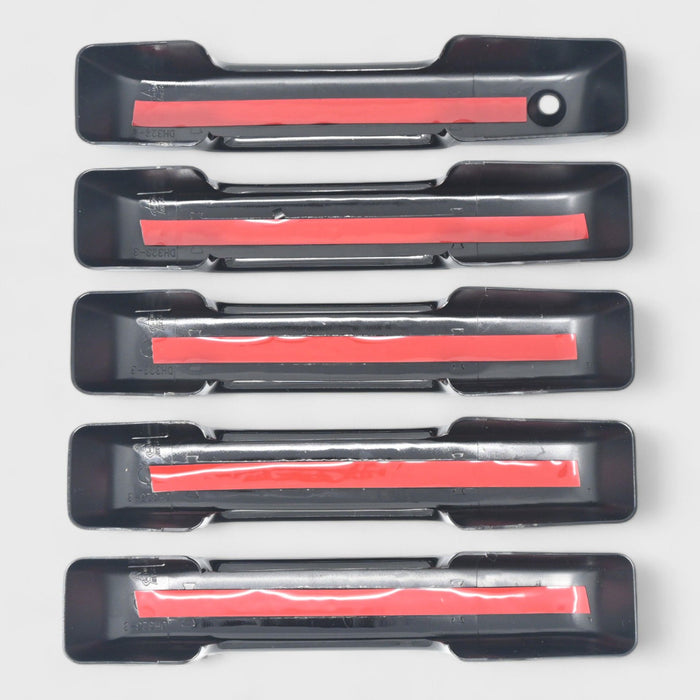 Chrome Delete Gloss Black Door Handle Cover No Smart Key