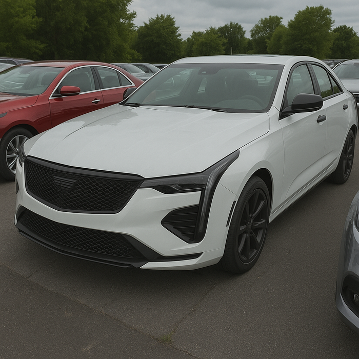 Cadillac with chrome delete installed