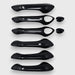 2026 Chevrolet Trax chrome delete door handle covers DH6342BLK - front view