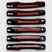 black door handle covers