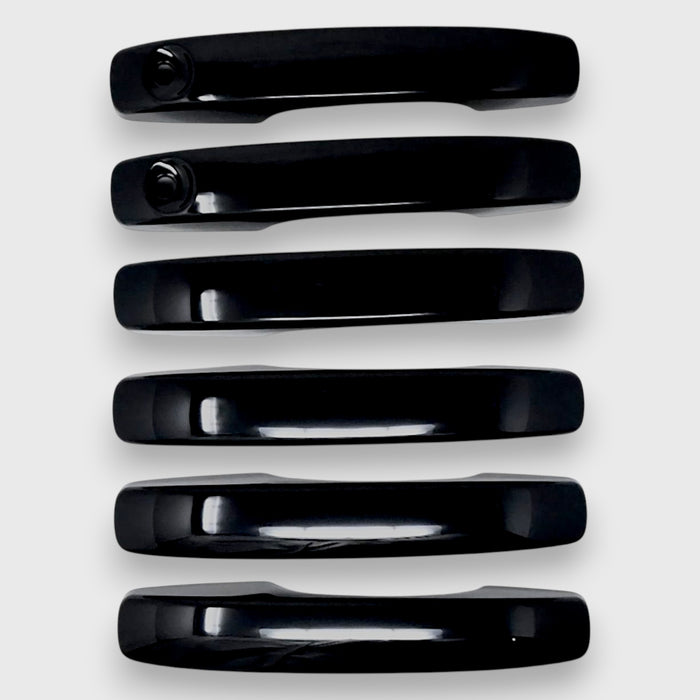black door handle covers