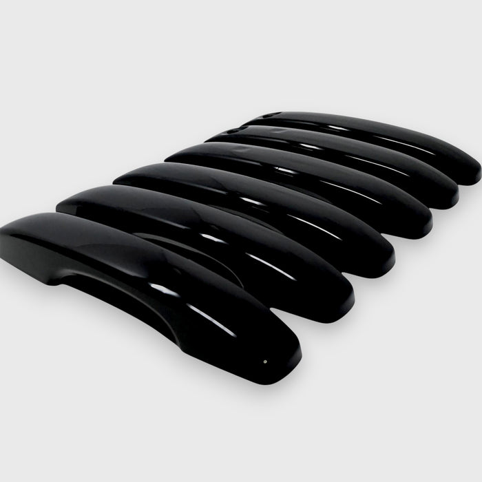 black door handle covers