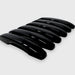 black door handle covers