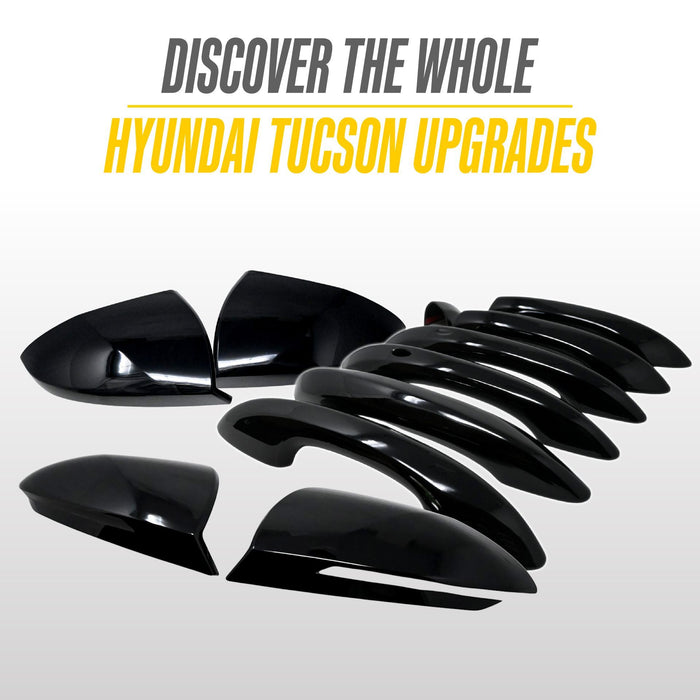 More Hyundai Tucson upgrades from Trim Illusion, including DH6350BLK gloss black door handle covers