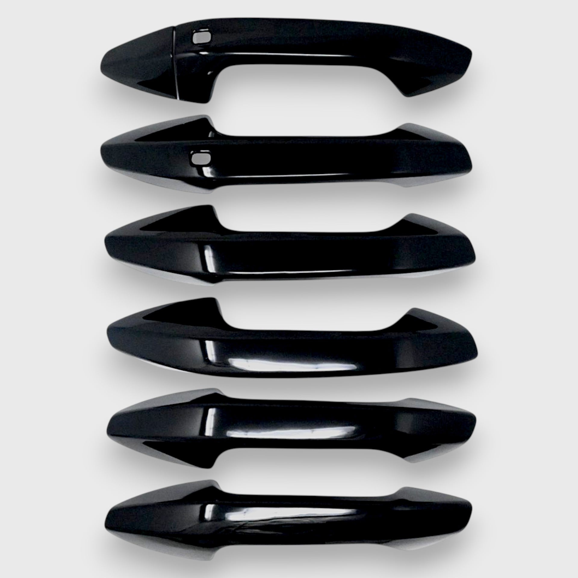 Chrome Delete Gloss Black Door Handle Covers - DH6351BLK — Trim