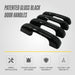 DH6357BLK patented gloss black door handle covers for 2026 Ram 1500 - feature icons