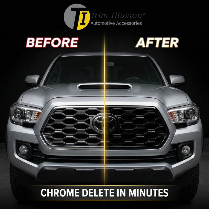 Toyota Tacoma Chrome Delete Grille Overlay