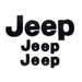 2024 Jeep Gladiator gloss black lettering set - LET200BLK