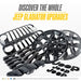 More Jeep Gladiator upgrades from Trim Illusion, including LET200BLK gloss black lettering set