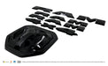 LET800BLK gloss black lettering set for 2020 Ram 1500, second angled view, 5-piece set