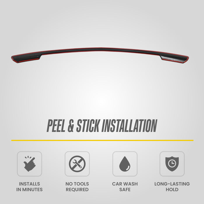 Peel and stick 3M adhesive - LV6001BLK lower valance cover for 2022 Chevrolet Tahoe