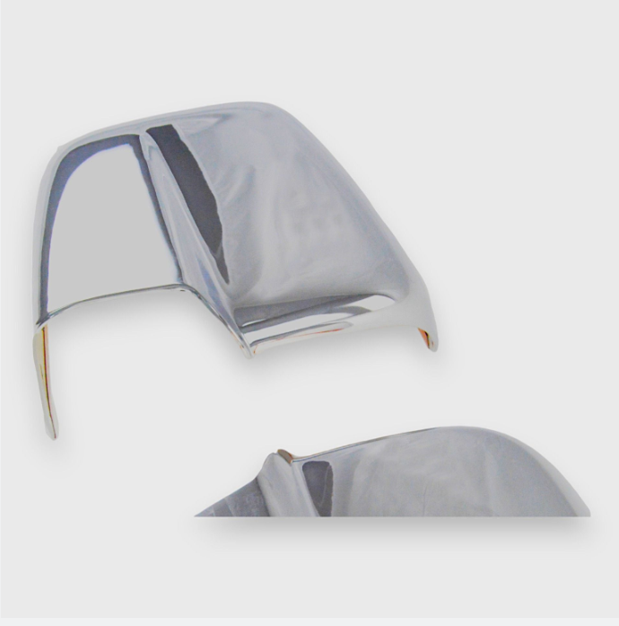 Dodge Ram 1500 or Ram 1500 or Ram 1500 Classic Chrome Delete Mirror Covers