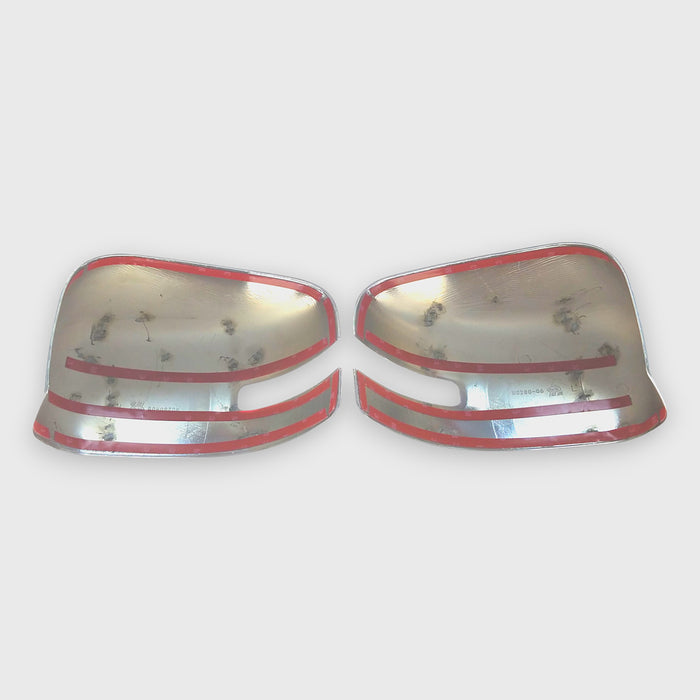 MC280 15-24 Jeep Renegade 2 PCS With Turn Signal Top Chrome Tape-on Mirror Cover