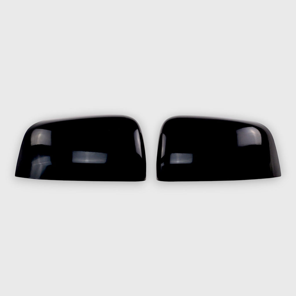 MC6187BLK 11 21 Jeep Grand Cherokee 2022 Jeep Grand Cherokee WK 11 24 Dodge Durango 2 PCS Top Gloss Black Tape on Mirror Cover