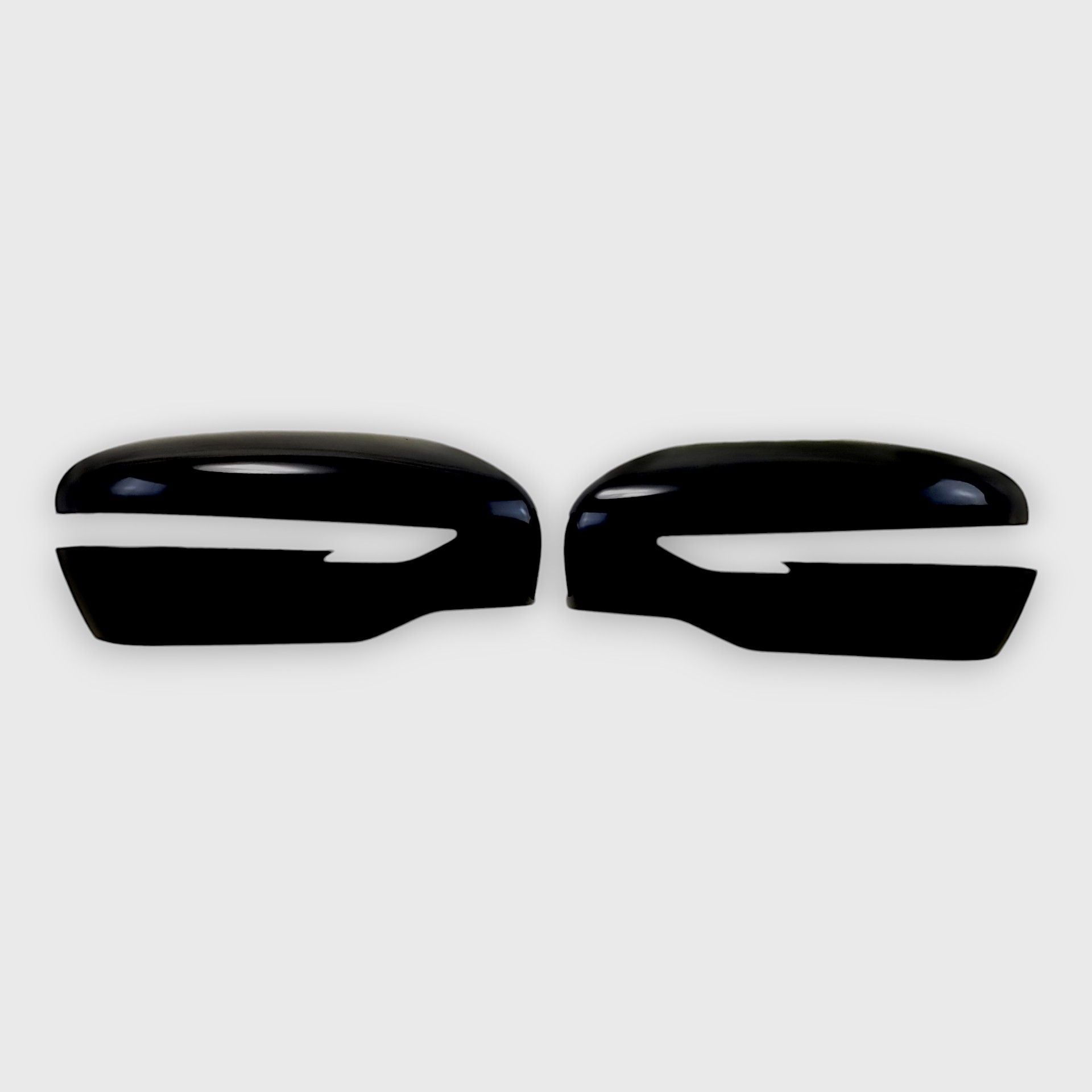 Chrome Delete Gloss Black Mirror Cover w/Turn Signal - MC6293BLK