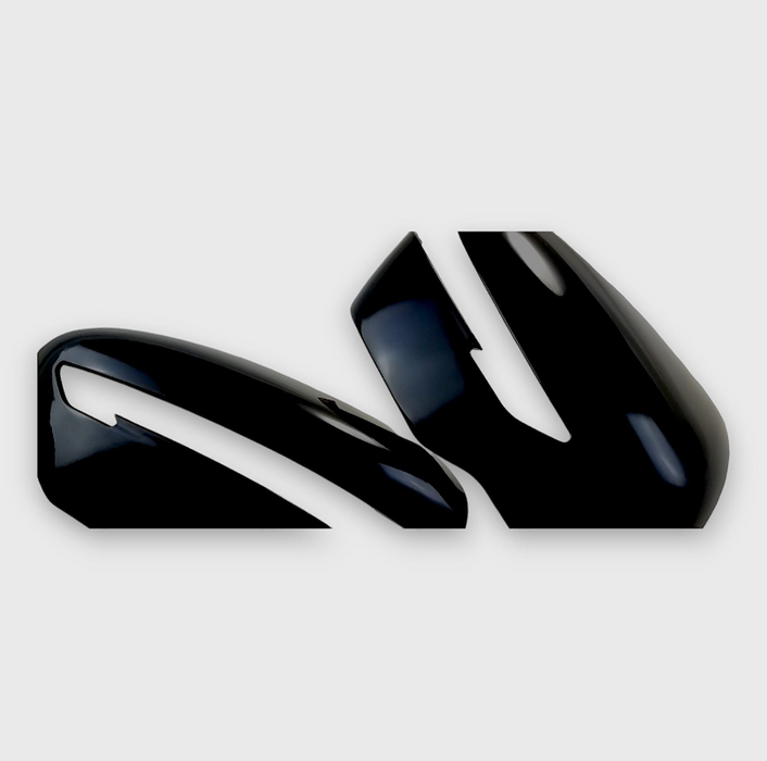 Chrome Delete Gloss Black Mirror Cover w/Turn Signal - MC6293BLK