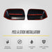MC6297BLK gloss black chrome delete mirror covers for 2017 Nissan Titan - image 3