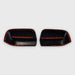 Back of MC6297BLK mirror covers with adhesive tape for 2017 Nissan Titan