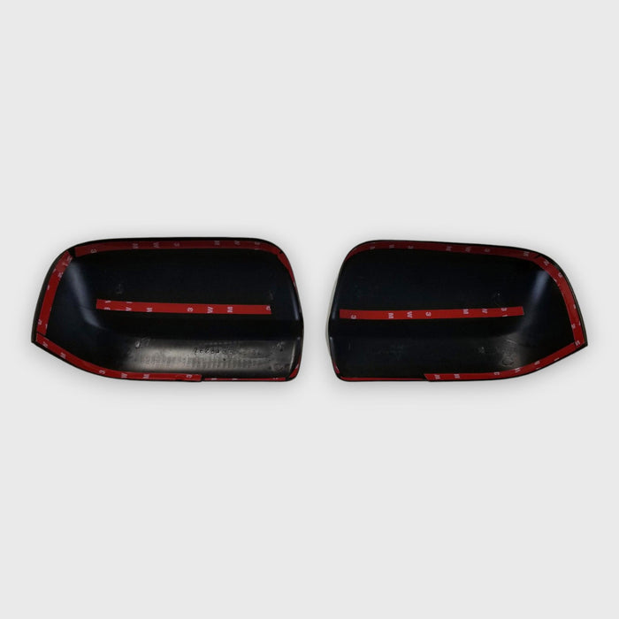 Back of MC6297BLK mirror covers with adhesive tape for 2021 Nissan Titan