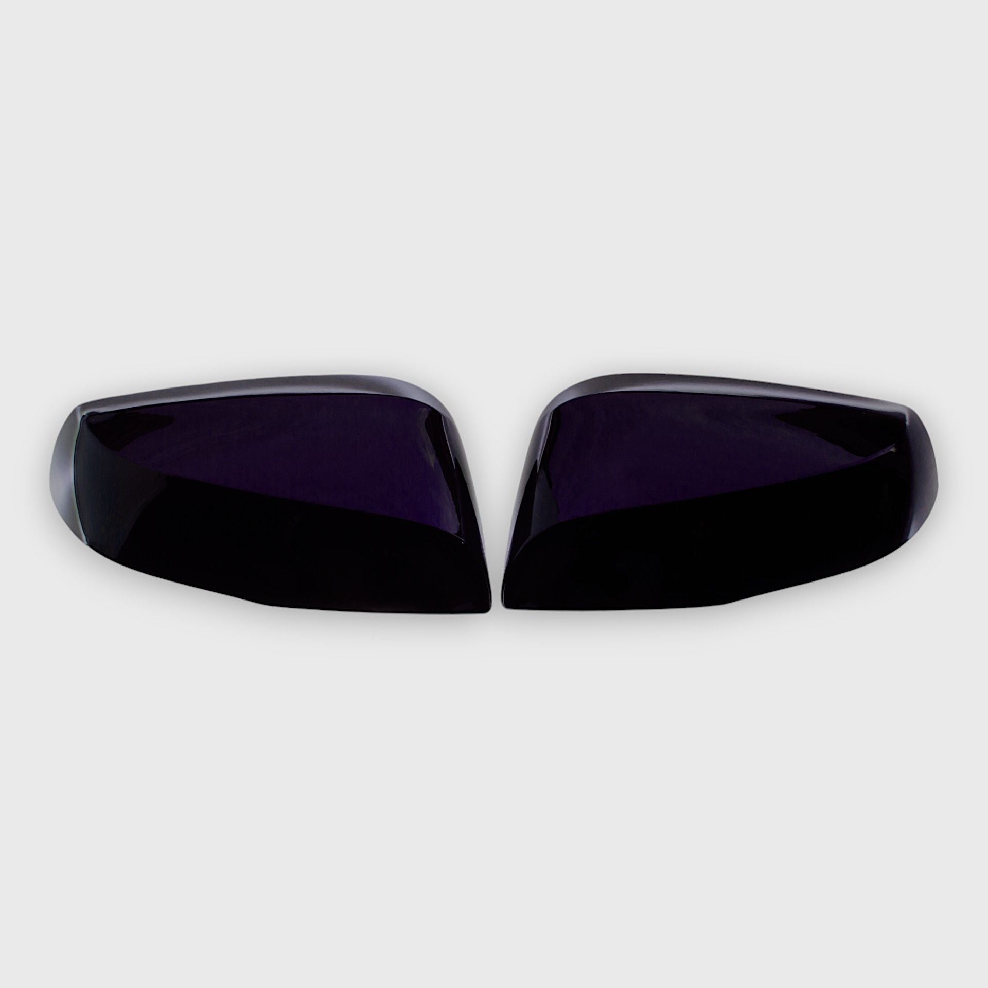 新品塗装品 パープルメタリック ミラー 左右セット (三段シート ピヨピヨ 旗棒 Chrome Delete Gloss Black Replacement Mirror Cover With Turn