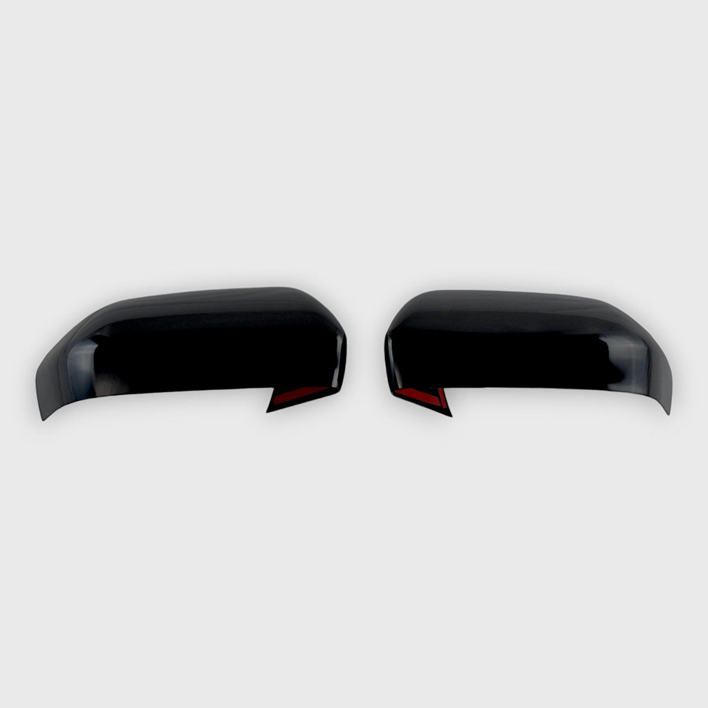 Chrome Delete Gloss Black Mirror Cover No Turn Signal - MC6309BLK