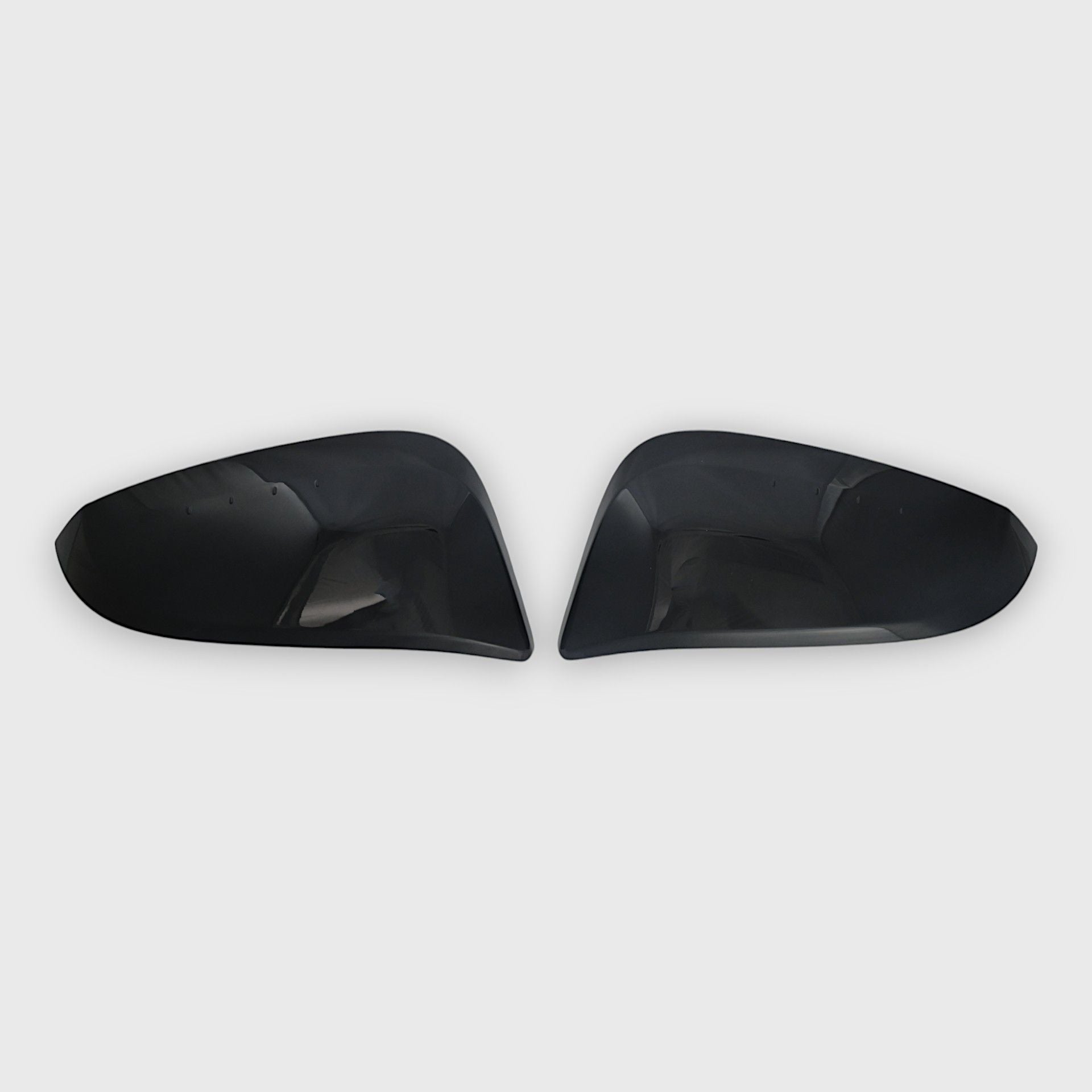 Chrome Delete Gloss Black Replacement Mirror Cover Top