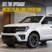 2019 Ford Expedition with Trim Illusion MC6333BLK Gloss Black Mirror Covers installed